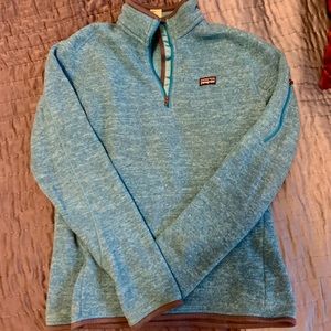 Patagonia Better Sweater Quarter Zip in Teal